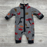 LS Fleece Coverall Fox Bears 3m