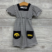 Iowa Hawkeyes Striped Dress Pockets 18M