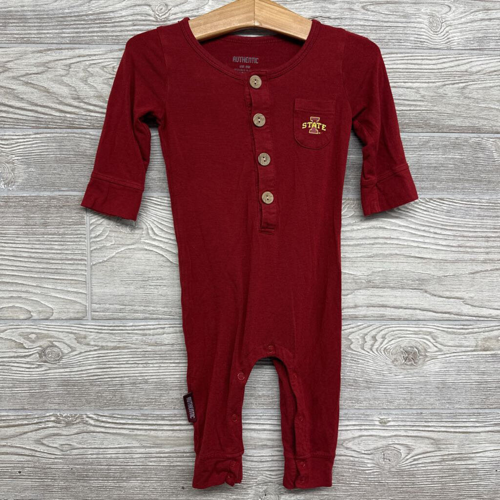 LS Bamboo Coverall ISU Chest Pocket 6-9m