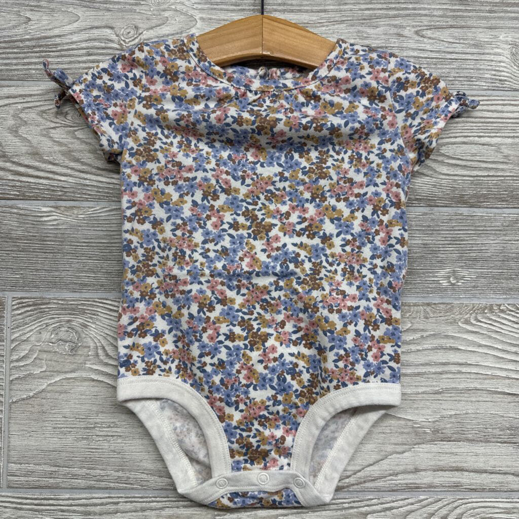 Bodysuit Flowers Bow Sleeves 9m