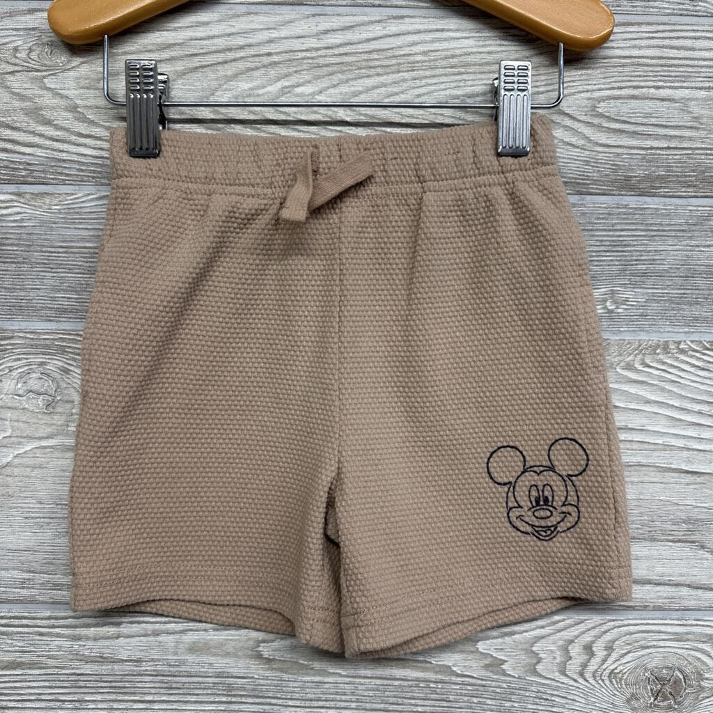 NEW Shirt & Shorts Textured Mickey Mouse 24M