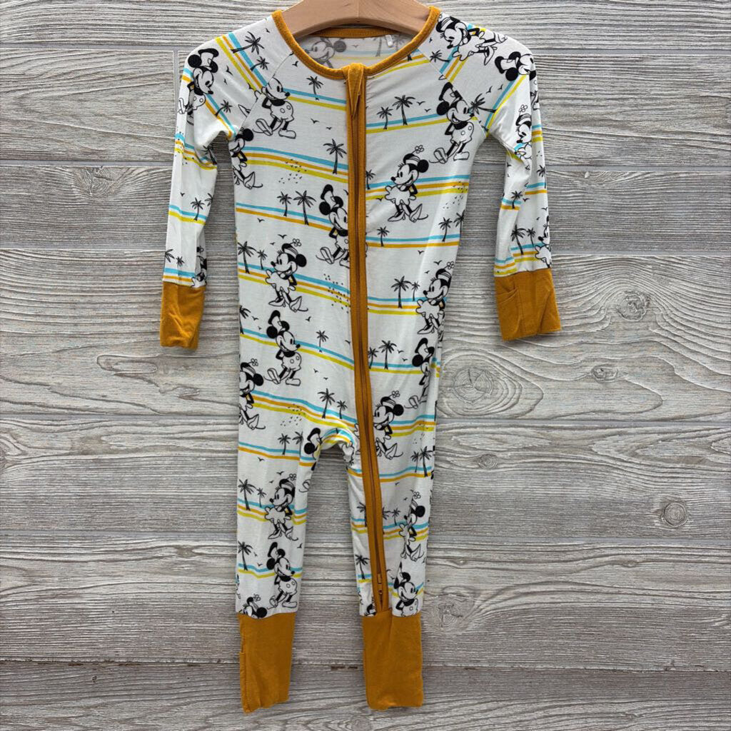 Bamboo Sleeper Mickey Minnie Palm Trees 6-12m