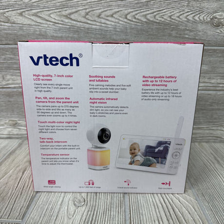 NEW Pant & Tilt 7" Video Baby Monitor