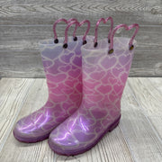Light Up Rainboots Hearts