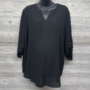 V Neck Sheer Blouse XXL