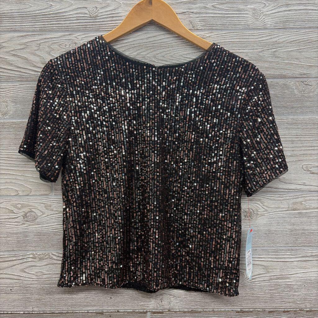 NEW LS Sequins Shirt 10-12