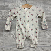 LS Bamboo Coverall Flowers nb