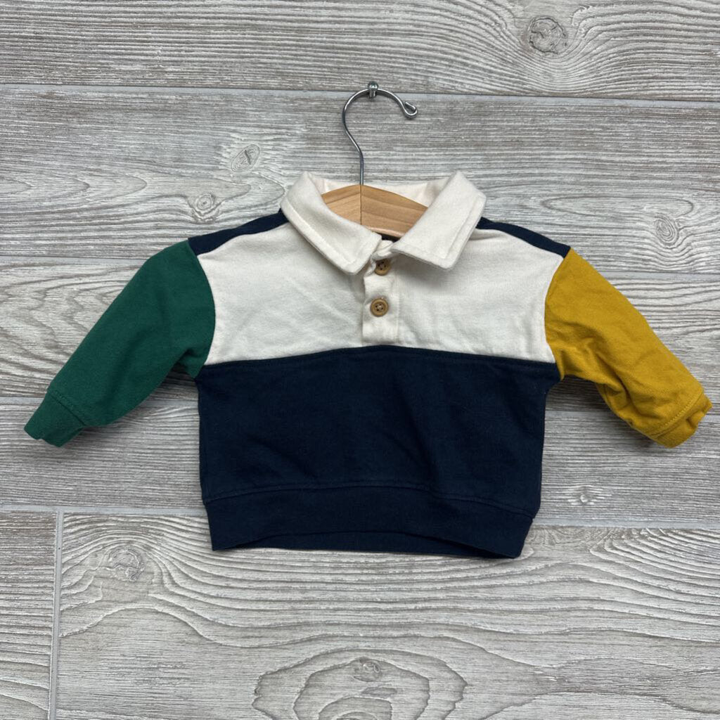LS Polo Shirt 0-3m