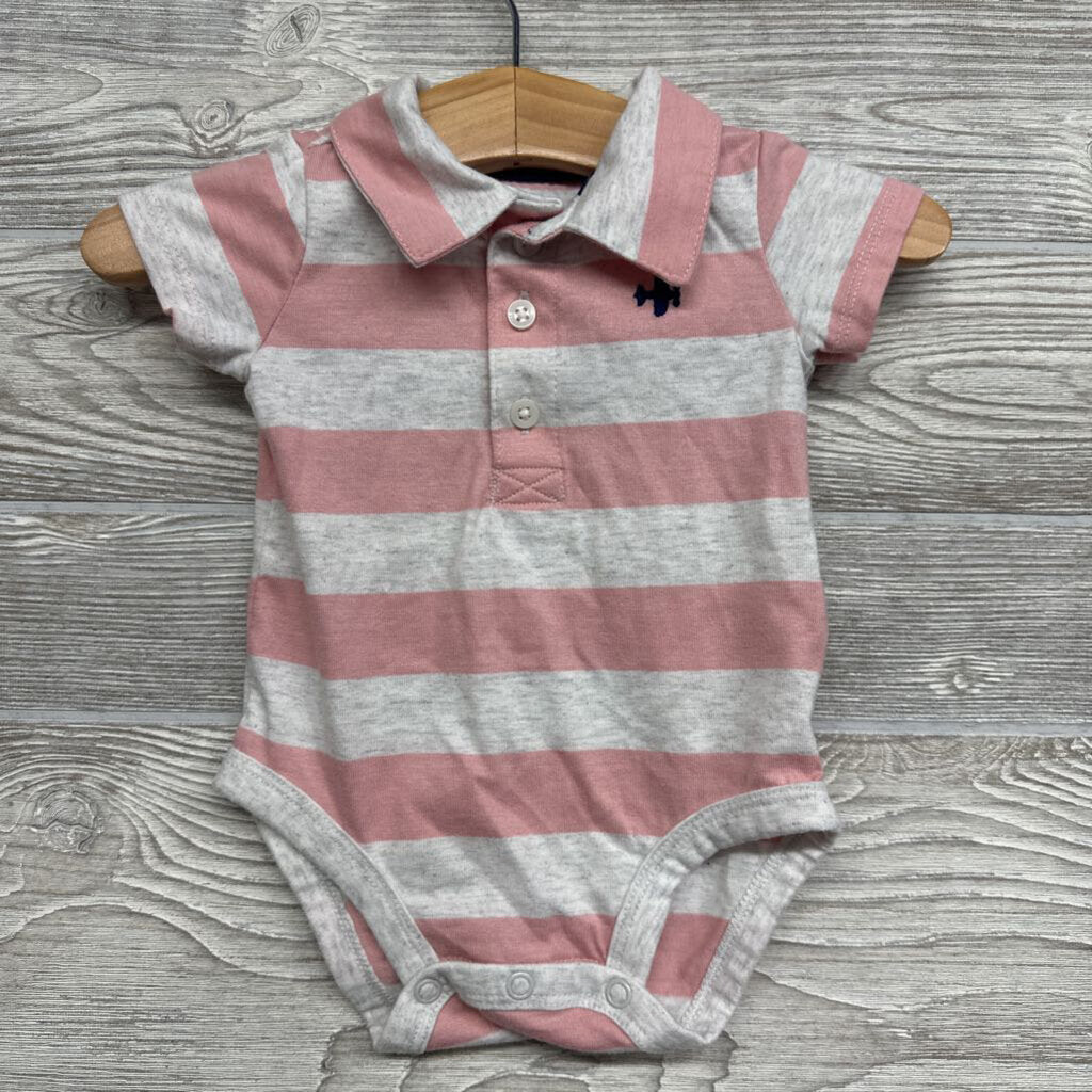 Polo Bodysuit Stripes Airplane 3m