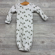 LS Ribbed Gown Avocados nb