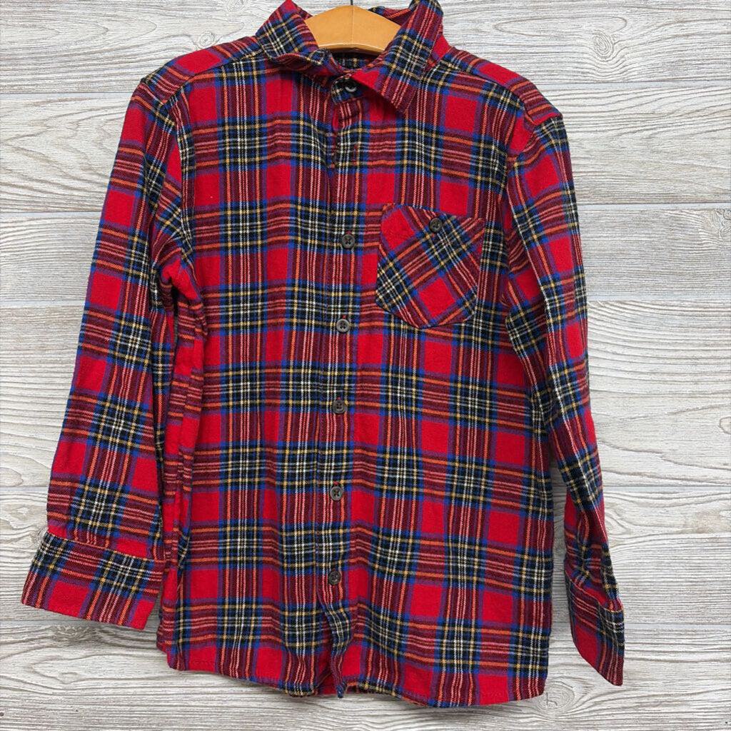 LS Plaid Button Up Flannel Shirt 8