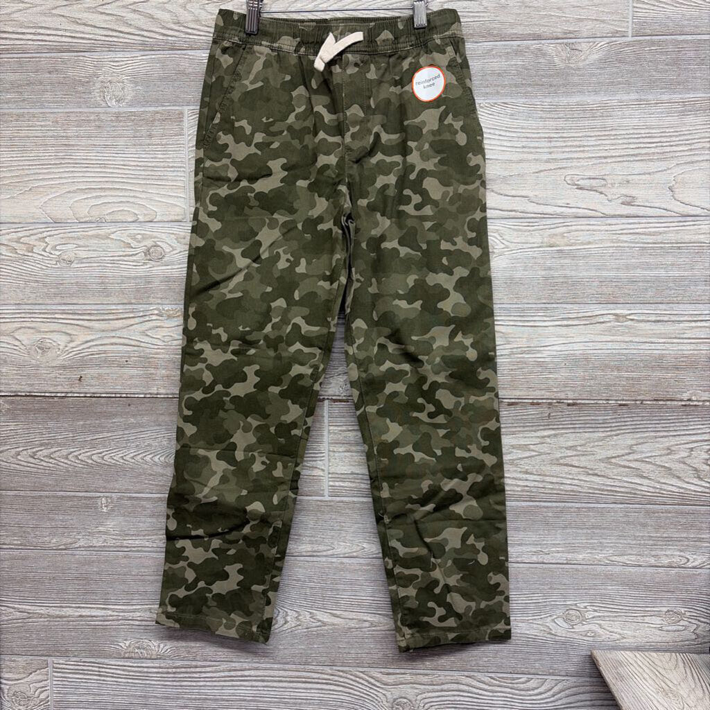 NEW Camo Pull On Drawstring Pants 10-12