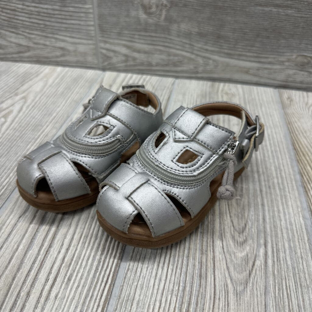 Metallic Sandals 6c