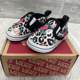 NEW Slip On V Crib Shoes Flowers 1c