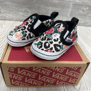 NEW Slip On V Crib Shoes Flowers 1c