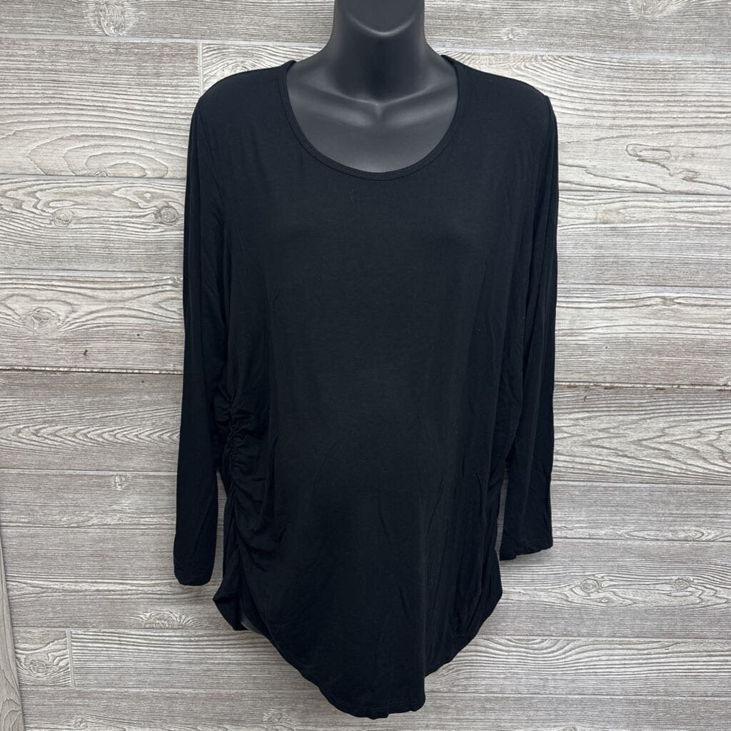 LS Ruched Shirt XXL