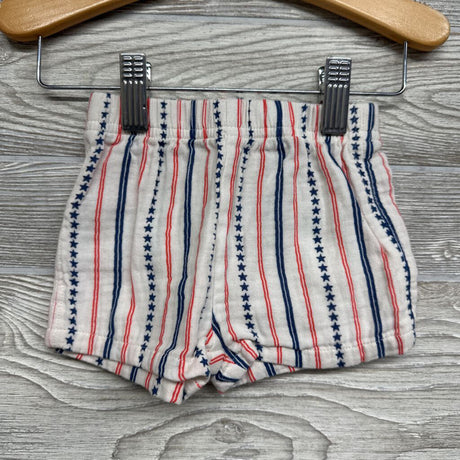 Linen SS Button Up Shirt & Shorts Stars & Stripes