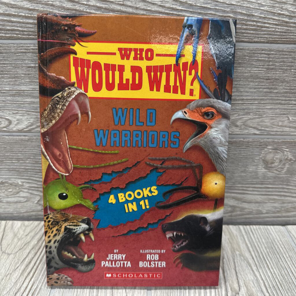 Who Would Win Wild Warriors Hardcover Book
