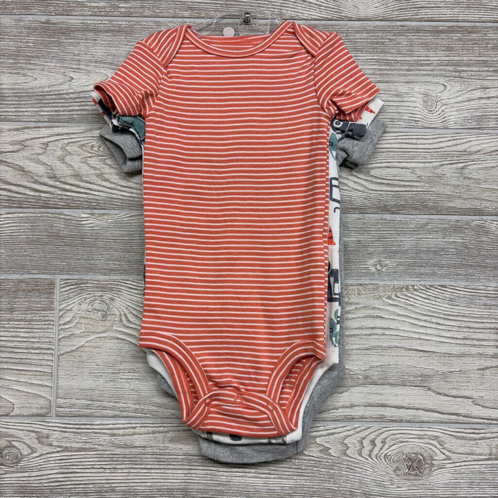 NEW 3 Pk Bodysuits New To The Crew 18m
