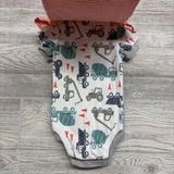 NEW 3 Pk Bodysuits New To The Crew 18m