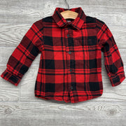 Plaid Button Up Flannel Shirt 2t
