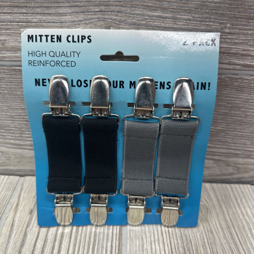 NEW 2 Pk Mitten Clips