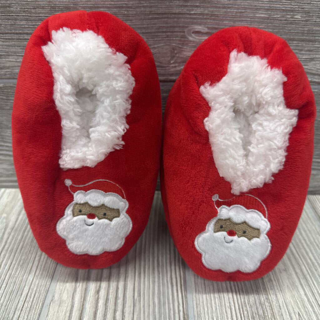 NEW Plush Slippers Santa Clause