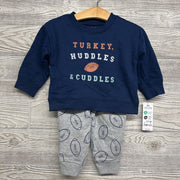 NEW Crewneck Turkey, Huddles & Cuddles & Sweatpants 12M