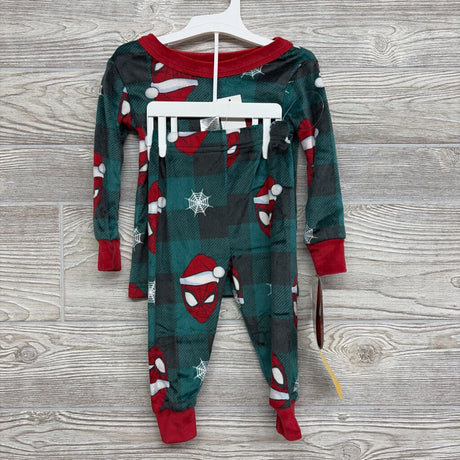 NEW 2 Pc Plush Pj Spiderman 18M