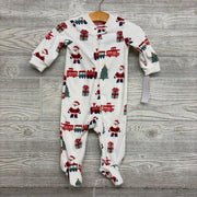 NEW Blanket Sleeper Santa & Trains 6M