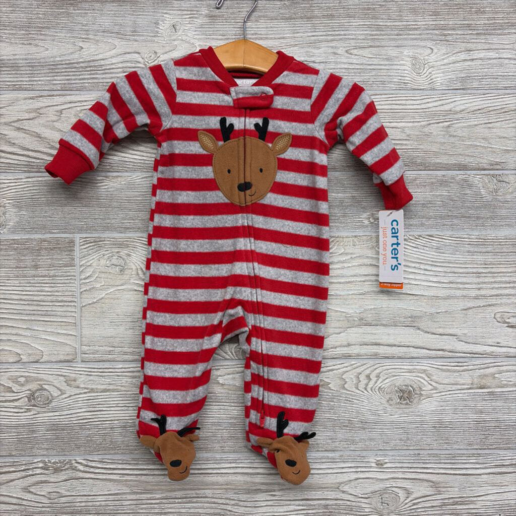 NEW Blanket Sleeper Deer & Stripes 3M