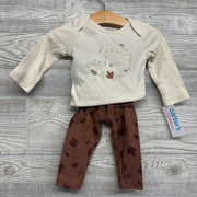 NEW Bodysuit & Tutu Leggings Full Of Thanks 6M