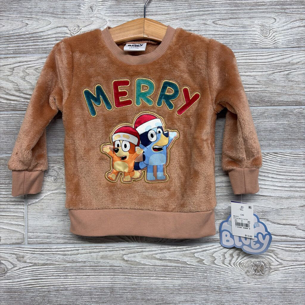 NEW Plush Crewneck Characters 12M