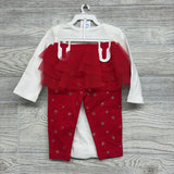 NEW Bodysuit & Tutu Leggings Merry & Bright 6M
