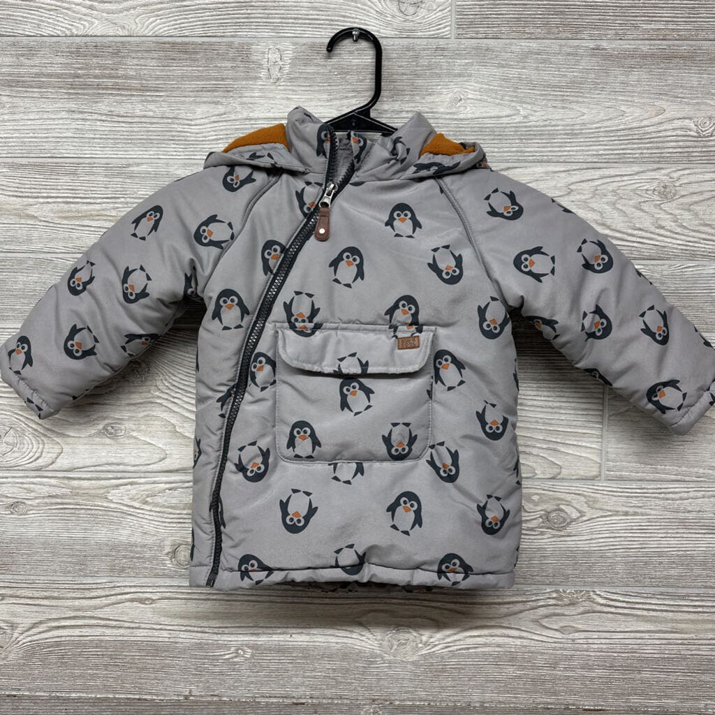 Winter Coat Penguins 3t