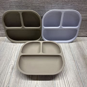 3 Pk Silicone Suction Square Plates