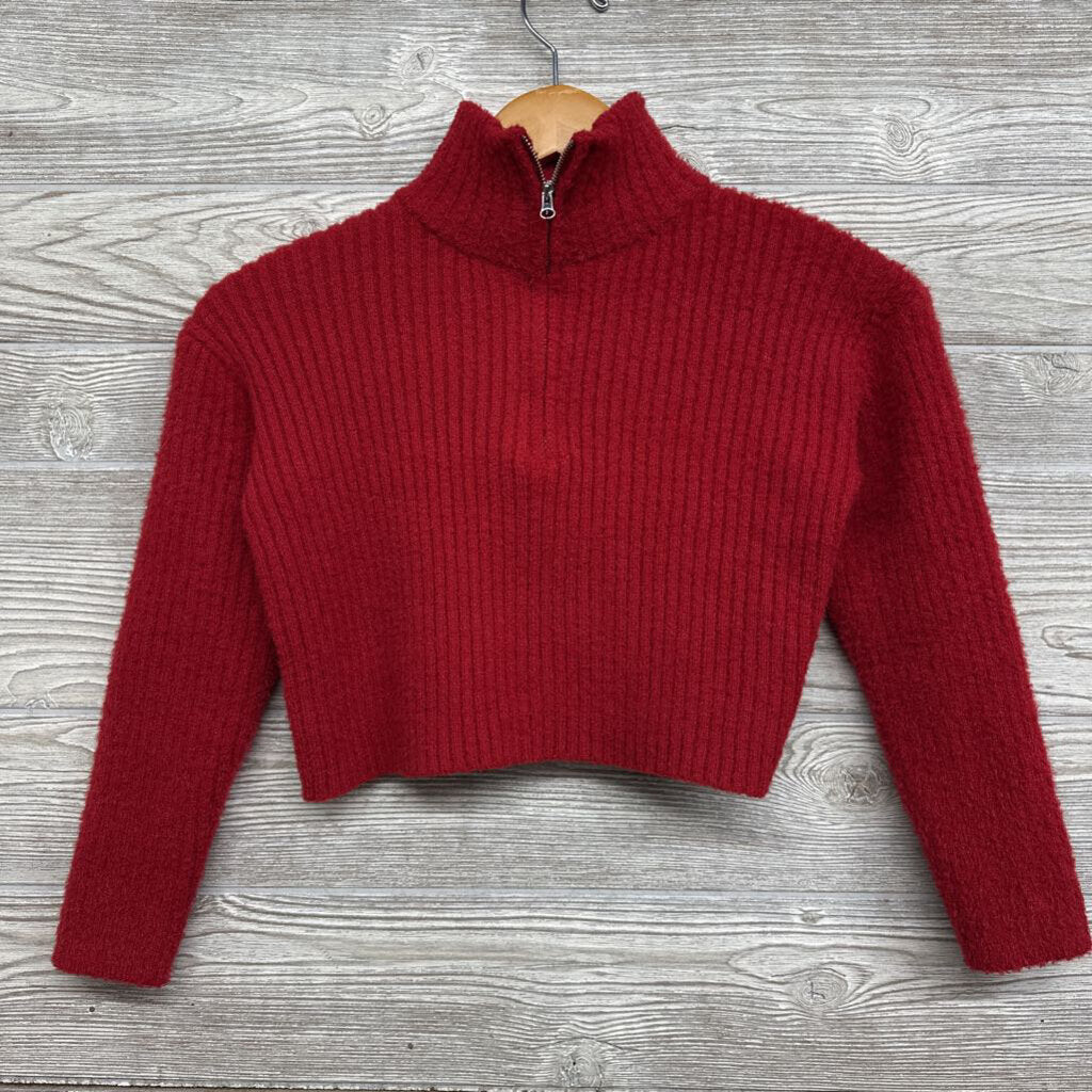 1/4 Zip Ribbed Sweater 7