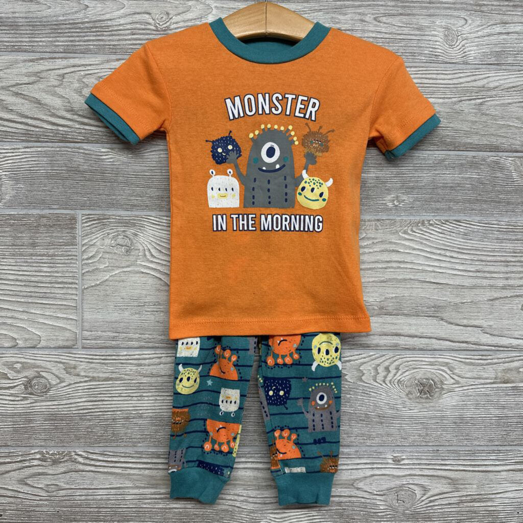 2 Pc PJs Monster In The Morning 24m