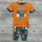 2 Pc PJs Monster In The Morning 24m