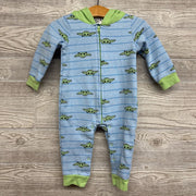 LS Coverall W/ Hood Stripes Grogu 6-9m
