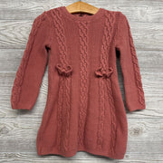 LS Sweater Dress Bows 2t
