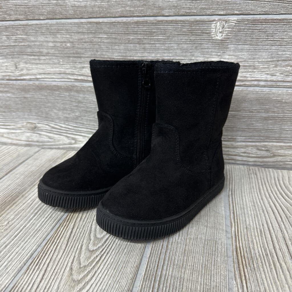 Side Zip Tall Cozy Boots 8c