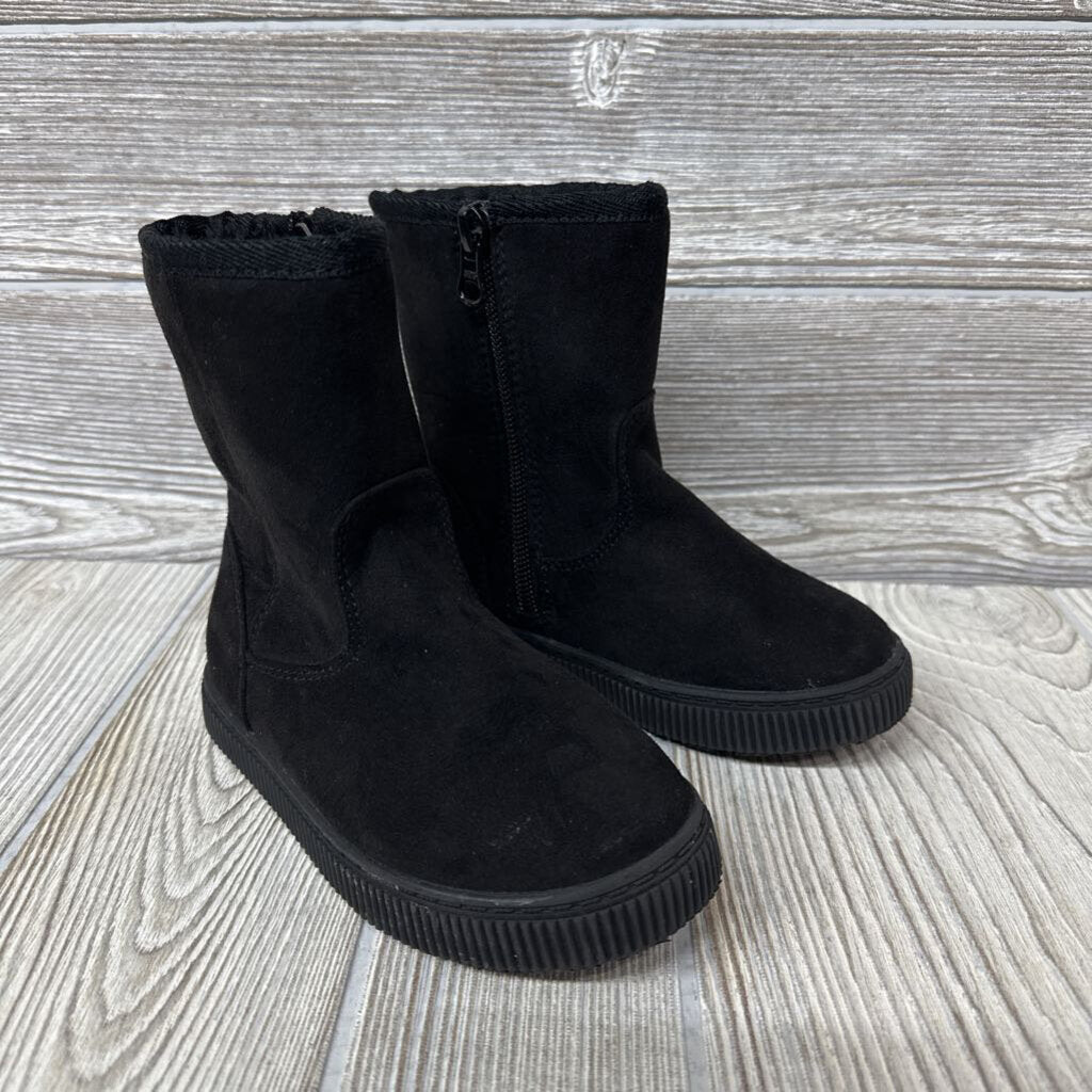 Side Zip Tall Cozy Boots 8c