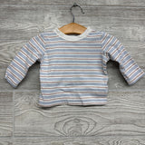 LS Shirt & Overalls Stripes 6m