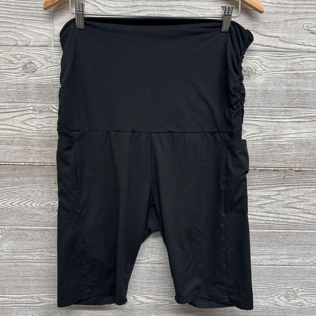Full Panel Active Bike Shorts W/ Pockets XL