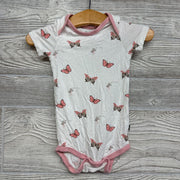 Bamboo Bodysuit Butterflies 3-6M
