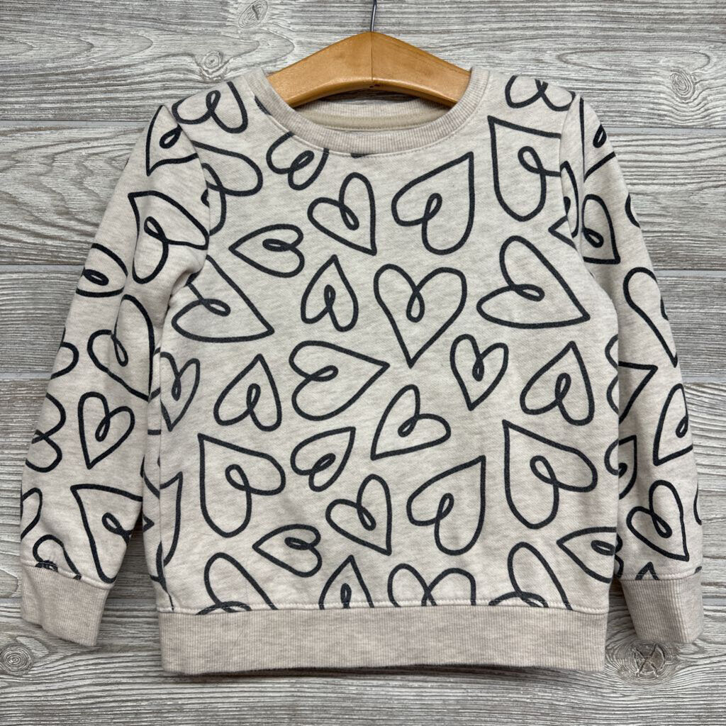 Crewneck Hearts 4t