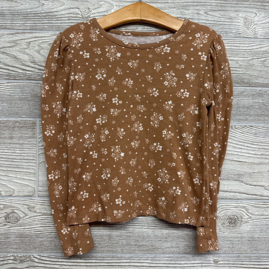 Ribbed LS Shirt Flowers 6