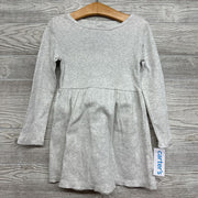 NEW Ribbed LS Dress 4t