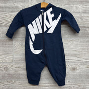 LS Coverall W/ Hood Swoosh 6-9m